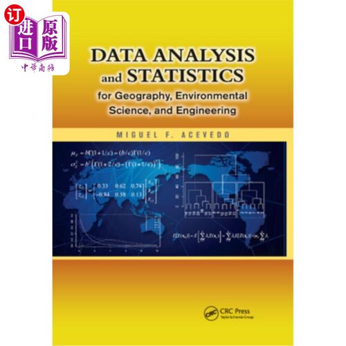 海外直订Data Analysis and Statistics for Geography, Environmental Science, and Engineeri 地理、环境科学与工程的数据