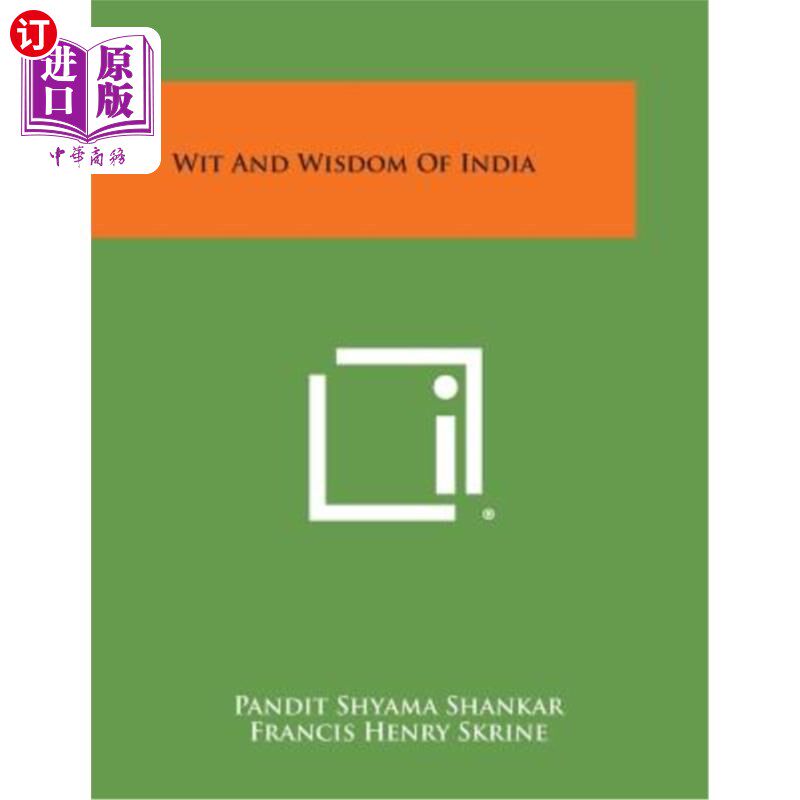 海外直订Wit and Wisdom of India 印度的智慧