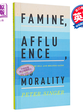 饥荒 富裕与道德 英文原版 Famine Affluence and Morality Peter Singer【中商原版】