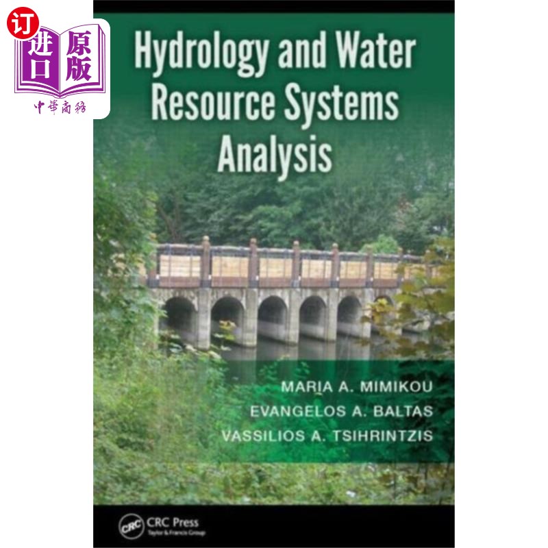 海外直订Hydrology and Water Resource Systems Analysis 水文与水资源系统分析