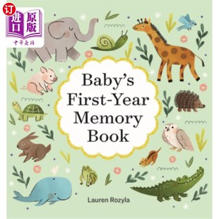 海外直订Baby's First-Year Memory Book: Memories and Milestones 婴儿第一年记忆书:记忆和里程碑