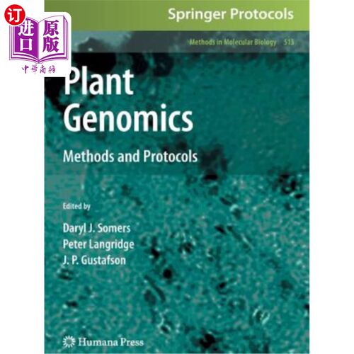 海外直订Plant Genomics: Methods and Protocols 植物基因组学：方法和协议