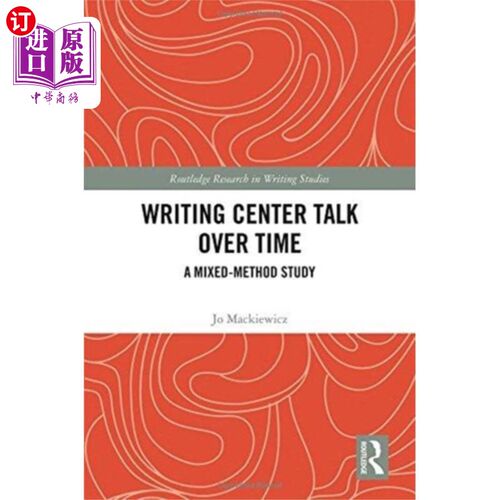 海外直订Writing Center Talk over Time 写作中心随时间交谈