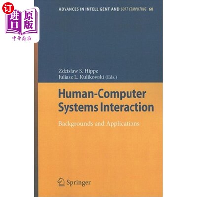 海外直订Human-Computer Systems Interaction: Backgrounds and Applications 人机系统交互:背景与应用