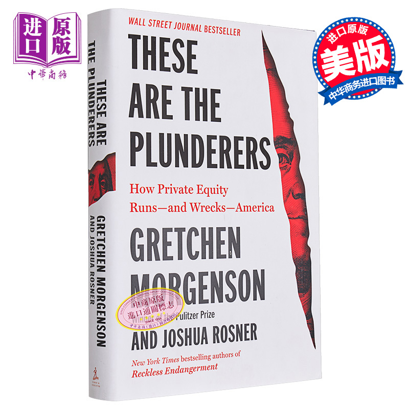 现货 这些是掠夺者  英文原版 These Are the Plunderers How Private Equity Runs Gretchen Morgenson【中商原版】