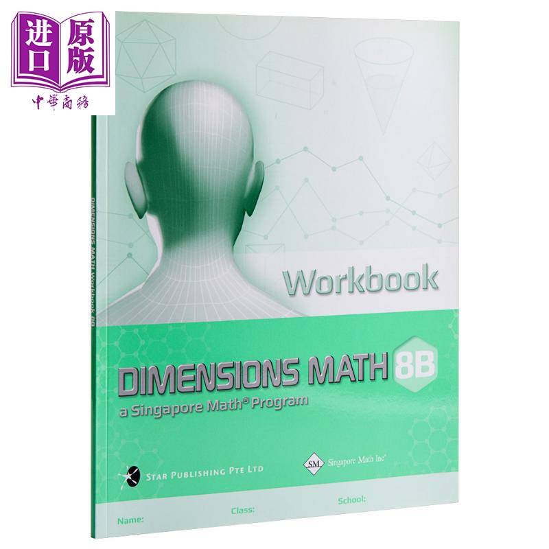 Dimensions Mathematics Common Core Workbook 8B 美国CCSS核心数学练习册8B【中商原版】