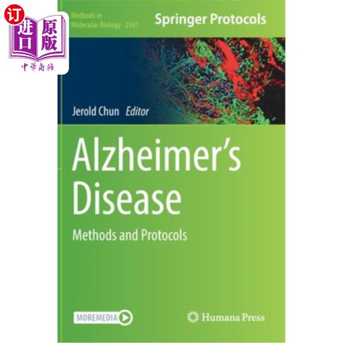 海外直订医药图书Alzheimer's Disease: Methods and Protocols 阿尔茨海默病:方法和方案