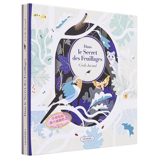 现货 树叶的秘密 法文纸雕书 Dans le secret des feuillages 法文原版 Cecile Jacoud 纸雕工艺【中商原版】