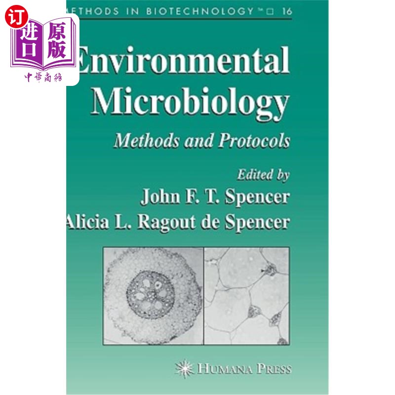 海外直订Environmental Microbiology: Methods and Protocols 环境微生物学:方法和方案