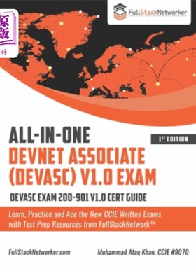 海外直订ALL-IN-ONE DevNet Associate (DEVASC) V1.0 Exam: DEVASC Exam 200-901 V1.0 Cert Gu 一体式DevNet