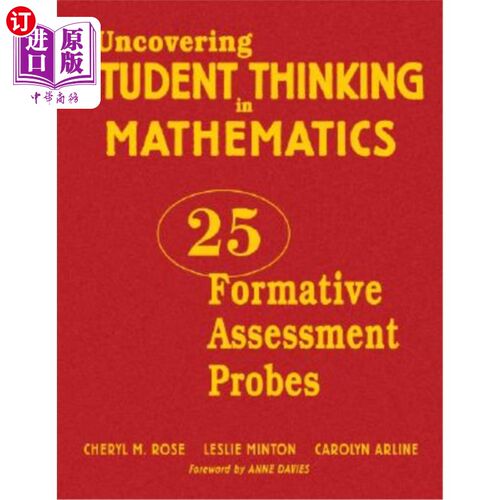 海外直订Uncovering Student Thinking in Mathematics: 25 Formative Assessment Probes 揭示学生的数学思维：25个形成性评估探