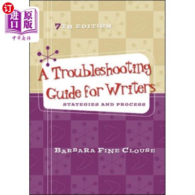 海外直订Troubleshooting Guide for Writers: Strategies an... 编剧疑难解答指南：策略和过程