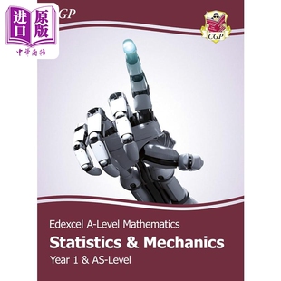 Year 英国原版 ALevel New Mechanics Mathematics 中商原版 Textbook Edexcel Statistics CGP教辅 现货 Student