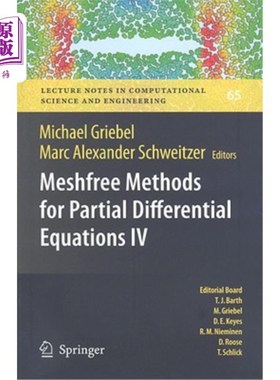 海外直订Meshfree Methods for Partial Differential Equations IV 偏微分方程的无网格方法