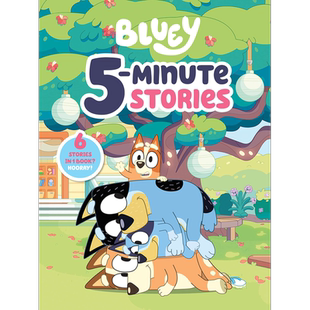Bluey 5-Minute Stories 小蓝狗布鲁里的5分钟故事 英文原版 儿童绘本 卡通动画 3-5岁【中商原版】
