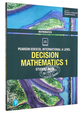 预售 Edexcel International A Level Mathematics Decision Mathematics 1 Student Book 英文原版 爱德思国际A级数学决策【中商?
