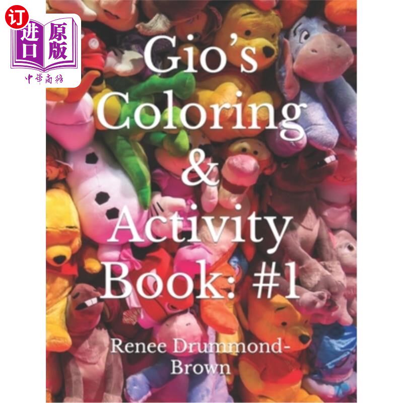 海外直订Gio's Coloring & Activity Book: #1 吉奥的着色和活动书：#1