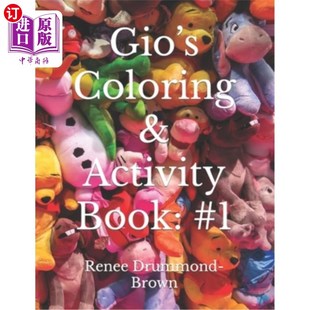 Activity Book 海外直订Gio 吉奥 Coloring 着色和活动书：
