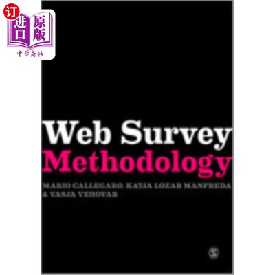 海外直订Web Survey Methodology 调查方法