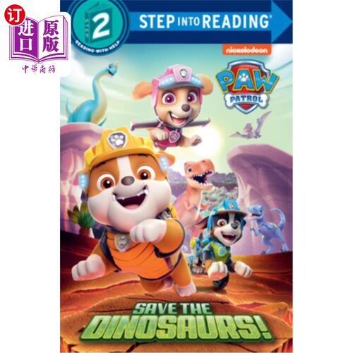 海外直订Save the Dinosaurs! (Paw Patrol) 拯救恐龙!(爪巡逻)