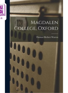海外直订Magdalen College, Oxford 牛津大学莫德林学院