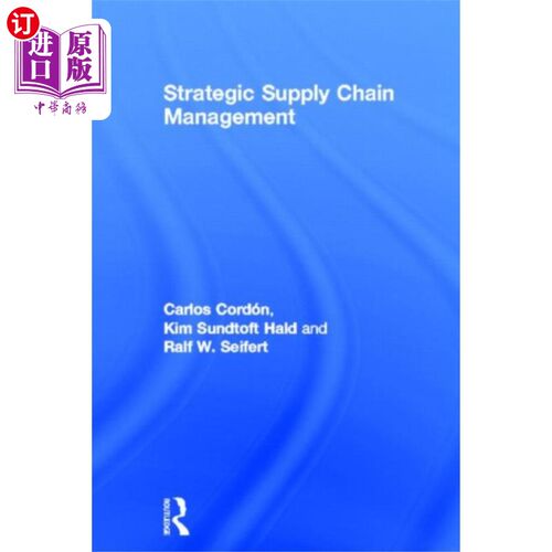 海外直订Strategic Supply Chain Management 战略供应链管理