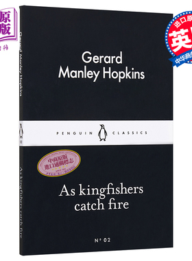 现货 LBS 02 As Kingfishers Catch Fire 英文原版 小黑书 02 霍普金斯 当翠鸟闪烁火花时Gerard Manley Hopkins【中商原版】