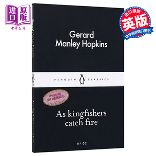 Kingfishers 英文原版 LBS Hopkins 现货 Manley Catch 霍普金斯 小黑书 Fire 中商原版 当翠鸟闪烁火花时Gerard