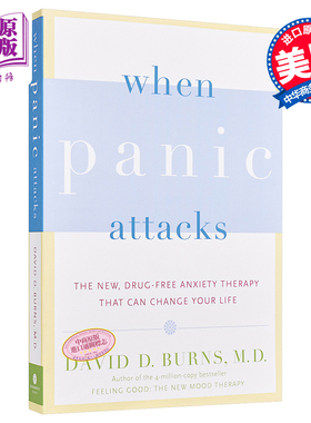 焦虑情绪调节手册 豆瓣阅读 英文原版 When Panic Attacks David D. Burns【中商原版】