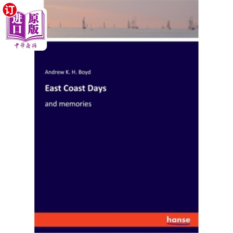 海外直订East Coast Days: and memories东海岸的日子：和回忆