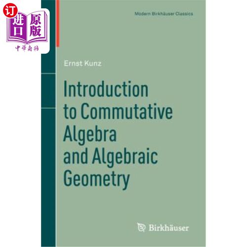 海外直订Introduction to Commutative Algebra and Algebraic Geometry 交换代数与代数几何导论