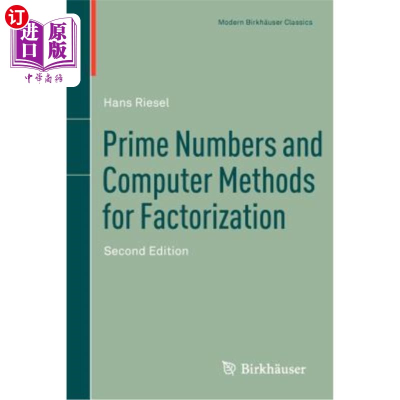 海外直订Prime Numbers and Computer Methods for Factorization 素数与因式分解的计算机方法