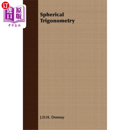 海外直订Spherical Trigonometry 球面三角法