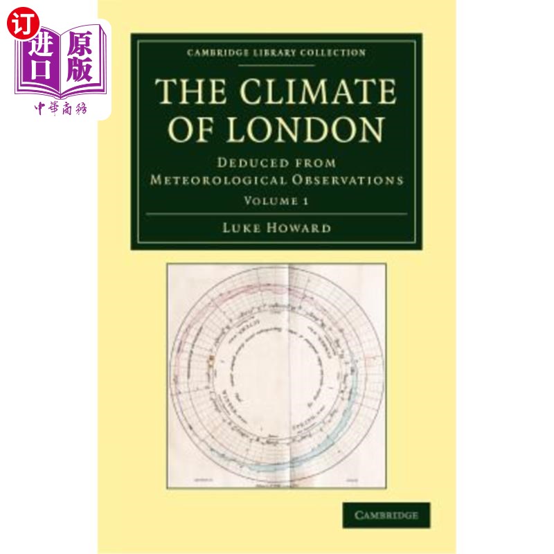 海外直订The Climate of London: Deduced from Meteorological Observations 伦敦气候：从气象观测推断