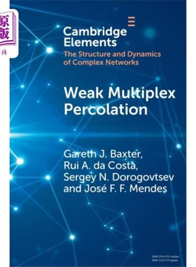 海外直订Weak Multiplex Percolation 弱多路渗透