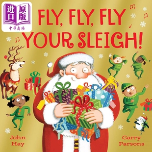 预售 圣诞故事图画书 Sleigh Fly 中商原版 英文原版 Parsons 进口图书 儿童绘本 雪橇飞起来 Garry Your