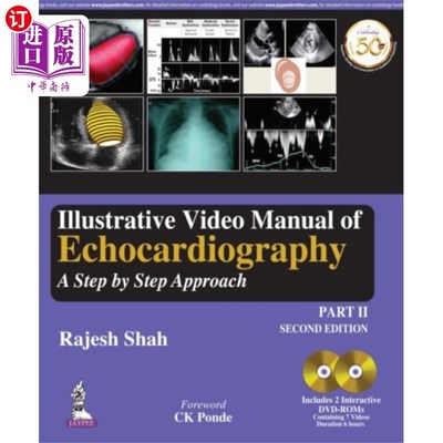 海外直订医药图书Illustrative Video Manual of Echocardiography 超声心动图图解视频手册