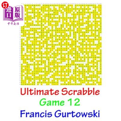 海外直订Ultimate Scrabble Game 12 终极拼字游戏12