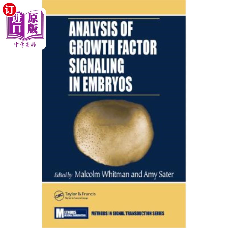 海外直订Analysis of Growth Factor Signaling in Embryos 胚胎生长因子信号转导分析