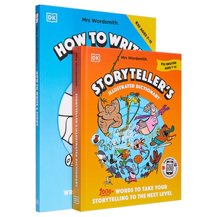 Mrs Wordsmith DK 沃德史密斯夫人2阶英语写作教辅2册套装 如何写作文 复述故事学习词汇词典 英文原版 7-11岁【中商原版】