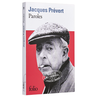 预售 【中商原版】【法国法文版】雅克·普列维尔：话语 法文原版 Paroles Jacques Prévert Gallimard 法国诗歌