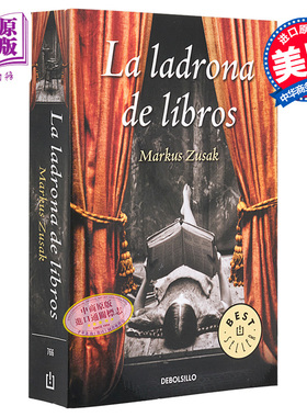 预售 偷书贼 西班牙文原版 La Ladrona de Libros  The Book Thief Markus Zusak西语 西文 小语种【中商原版】