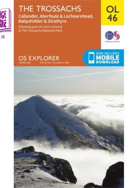 海外直订Trossachs, Callander, Aberfoyle & Lochearnhead, ... Trossachs， Callander， Aberfoyle & Loche