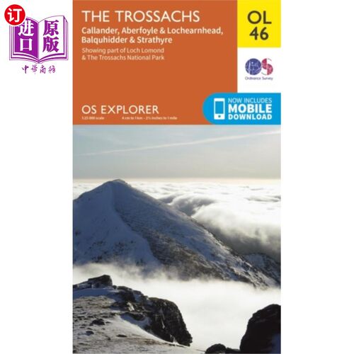 海外直订Trossachs, Callander, Aberfoyle & Lochearnhead, ... Trossachs， Callander， Aberfoyle & Loche