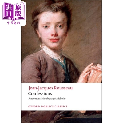 预售 忏悔录 牛津世界经典系列 英文原版 Confessions Jean Jacques Rousseau 卢梭 社科 哲学【中商原版】