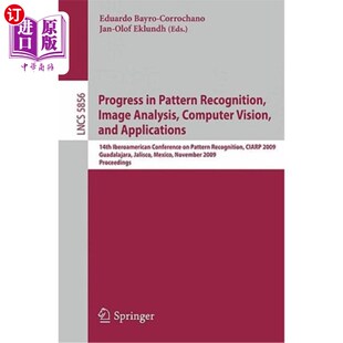 Recognition 计算机 图像分析 and Pattern Applicatio Analysis Image 识别 海外直订Progress Computer 模式 Vision