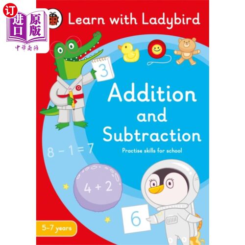 海外直订Addition and Subtraction: A Learn with Ladybird ... 《加减法:与瓢虫一起学习》5-7年
