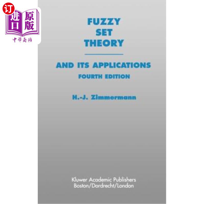 海外直订Fuzzy Set Theory--And Its Applications 模糊集理论及其应用