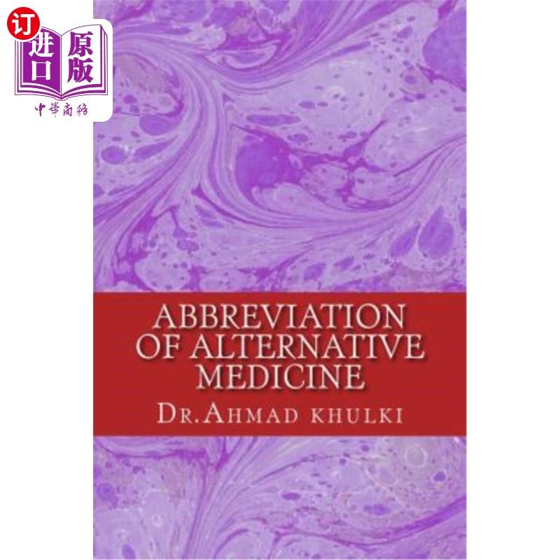 海外直订医药图书Abbreviation of Alternative Medicine: Alternative Medicine 替代医学的缩写:替代医学