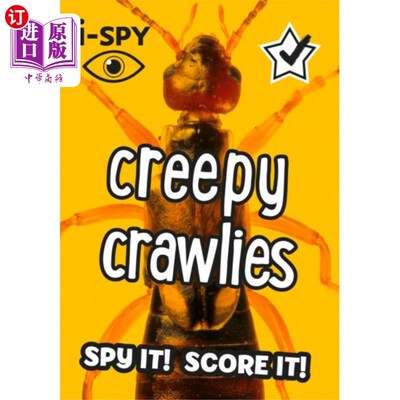 海外直订i-SPY Creepy Crawlies i-SPY爬虫